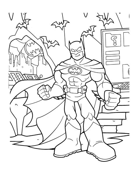 Batman Coloring Pages Free Printable